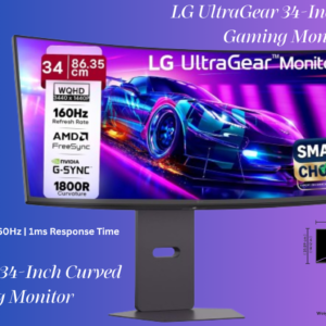 LG 34-inch UltraGear Curved Gaming Monitor